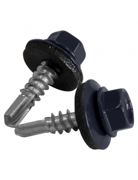 Саморезы 5,5*25 RAL7024 стандарт (10*250шт)