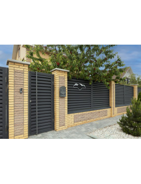 Забор жалюзи "МИЛАН СЛИМ" (тип Z)