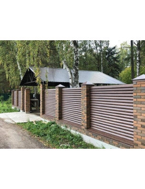 Забор жалюзи "МИЛАН СЛИМ" (тип Z)